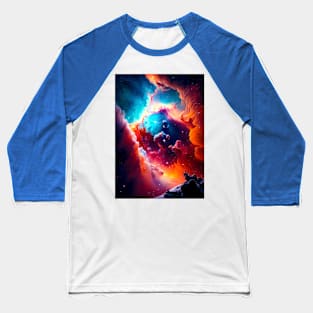 Enigmatic Universe: Chaotic Magic Baseball T-Shirt